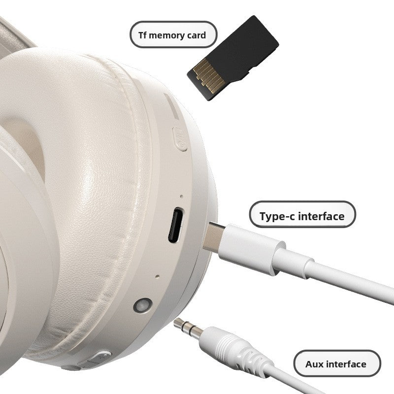 Head-mounted Bluetooth headphones