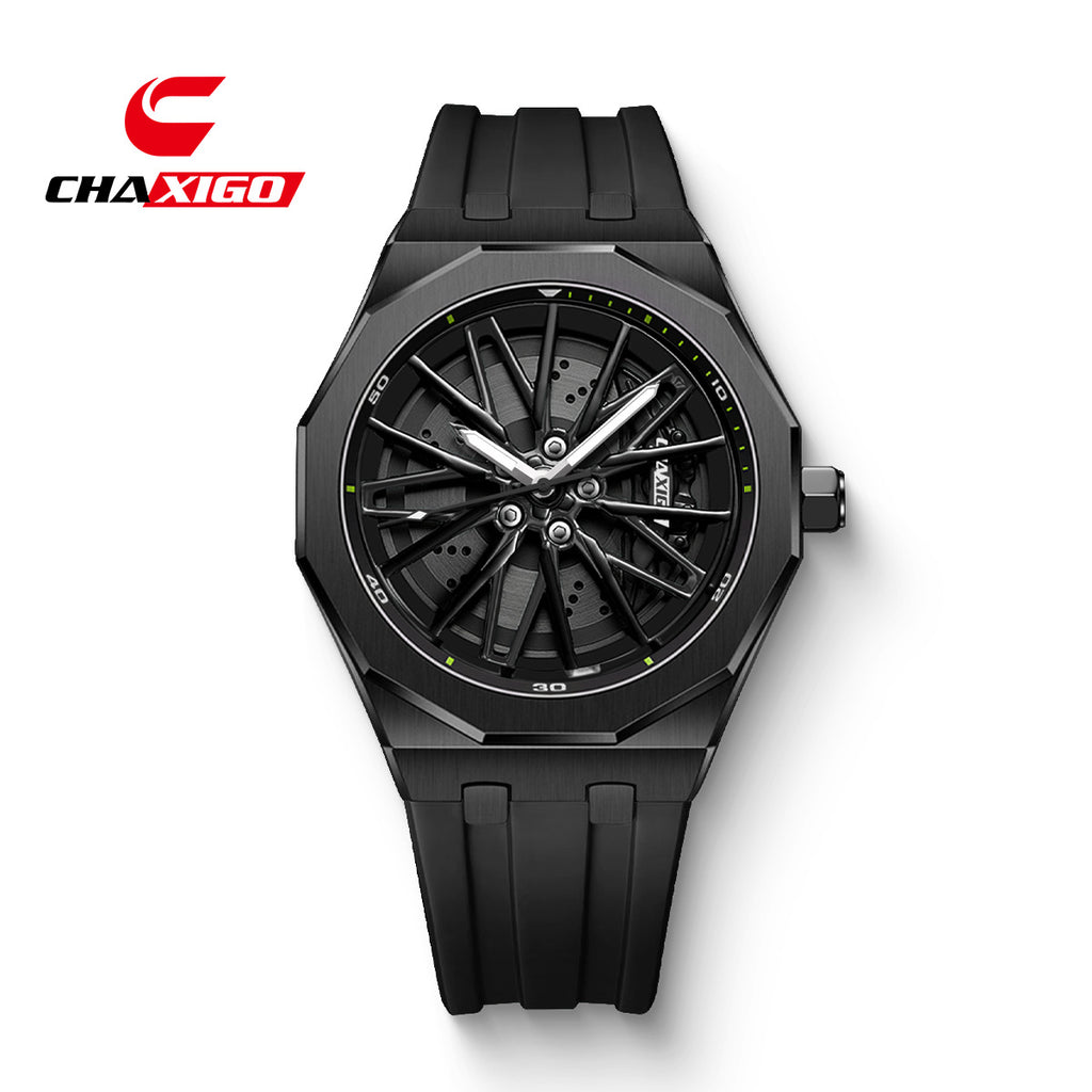 Mens Rotating Bezel Quartz Watch Waterproof