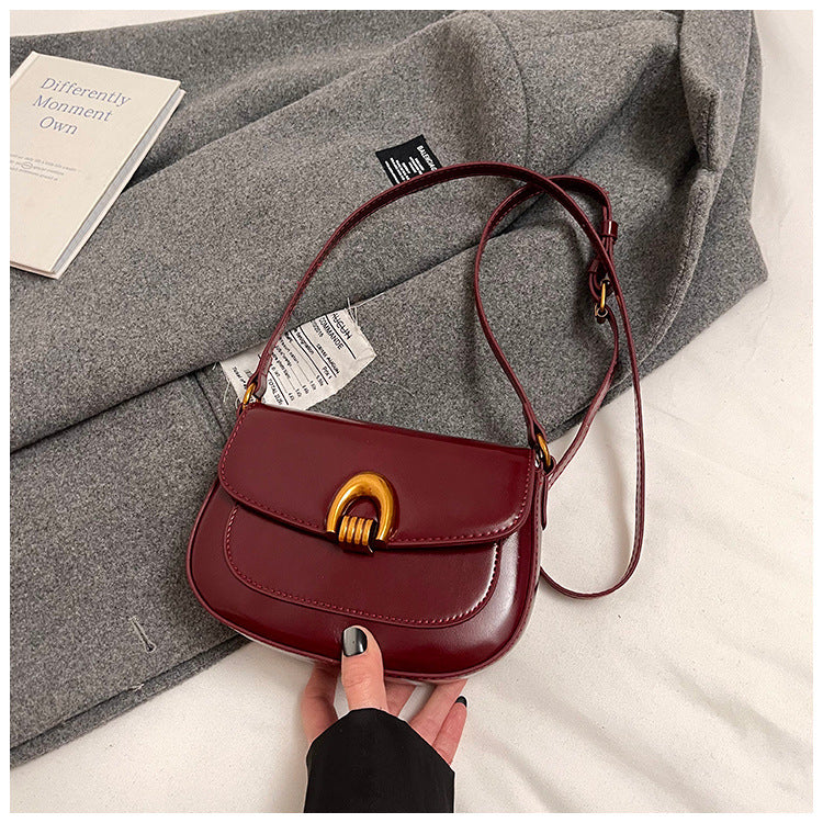 Retro Niche Minimalist Versatile Shoulder Crossbody Bag