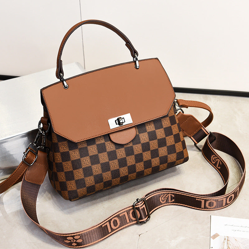 Fashion Versatile Color-block Women's Shoulder Bag